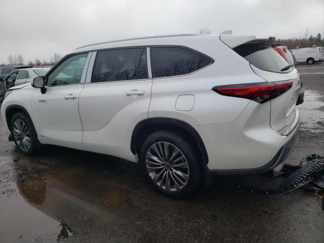 Image 2 of 2021 TOYOTA HIGHLANDER HYBRID PLATINUM 2021 with VIN 5TDEBRCH0MS054357