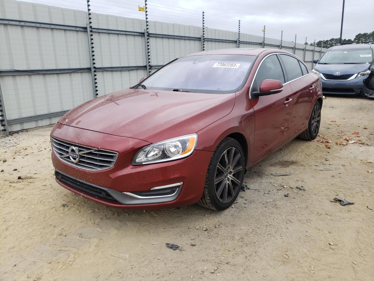 Image 1 of 2016 VOLVO S60 PREMIER 2016 with VIN LYV402FK2GB097897