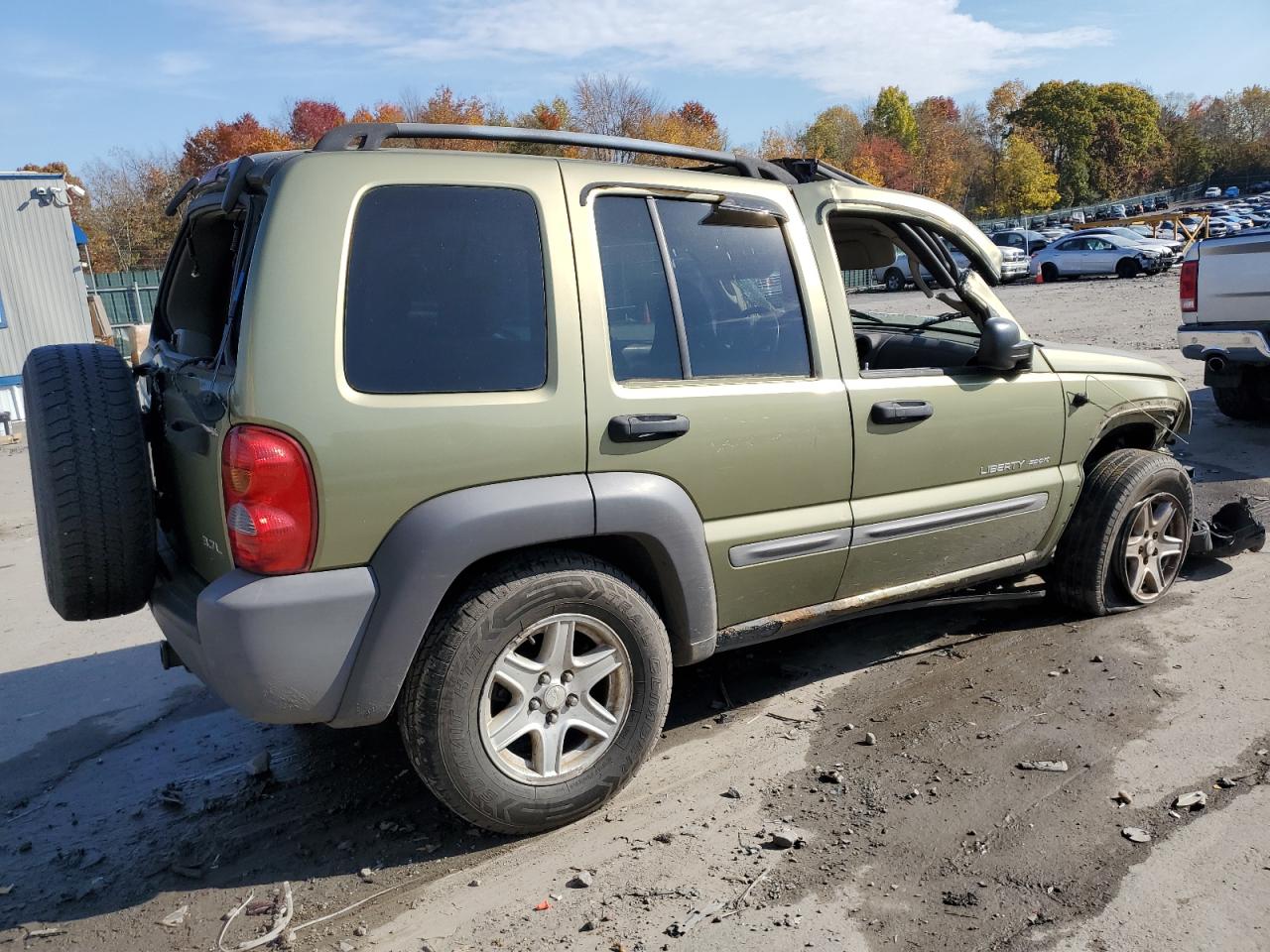 Image 3 of 2003 JEEP LIBERTY SPORT 2003 with VIN 1J4GL48K93W570495