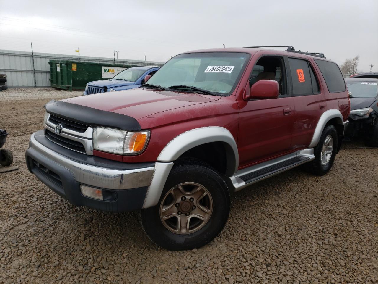 Image 1 of 2002 TOYOTA 4RUNNER SR5 2002 with VIN JT3HN86R620385872