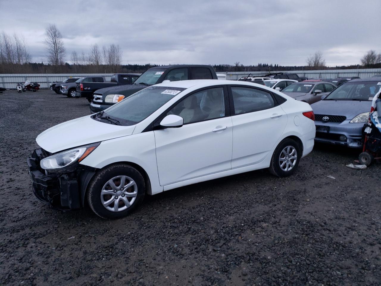 Image 1 of 2014 HYUNDAI ACCENT GLS 2014 with VIN KMHCT4AEXEU728328