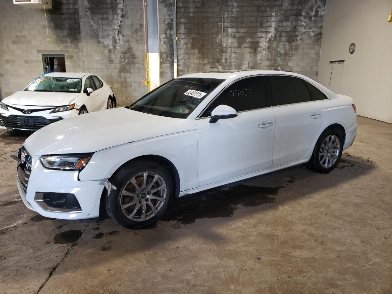 Image 1 of 2021 AUDI A4 PREMIUM 40 2021 with VIN WAUABAF45MN010124