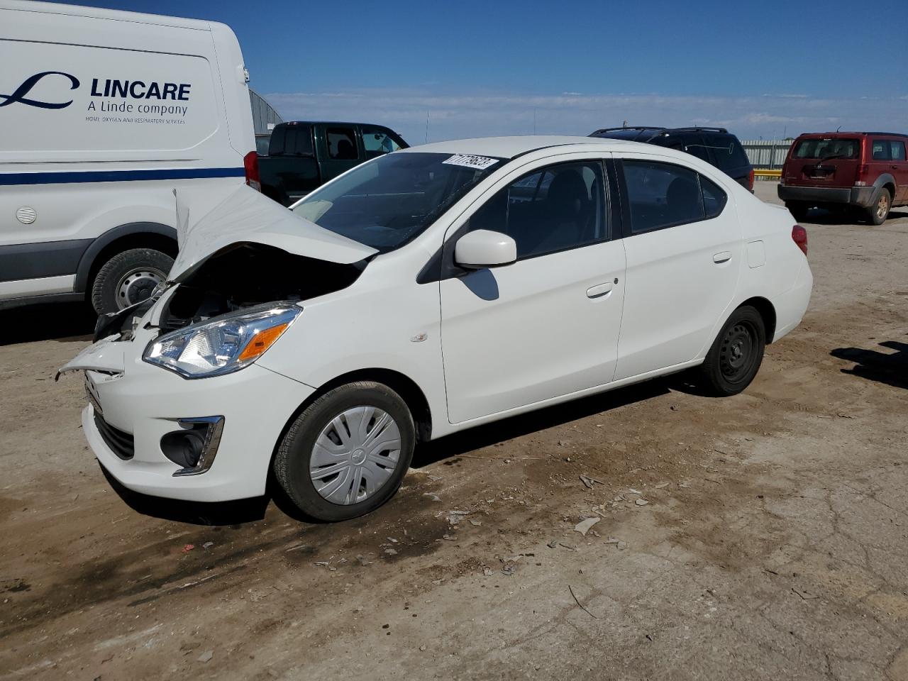 Image 1 of 2017 MITSUBISHI MIRAGE G4 ES 2017 with VIN ML32F3FJ1HHF08151