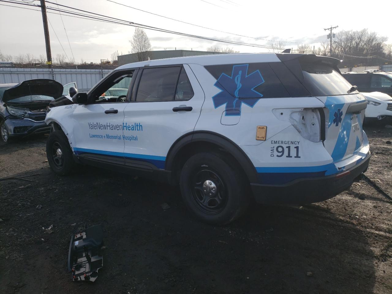 Изображение 2 2020 FORD EXPLORER POLICE INTERCEPTOR 2020 с VIN 1FM5K8AW2LGC67455