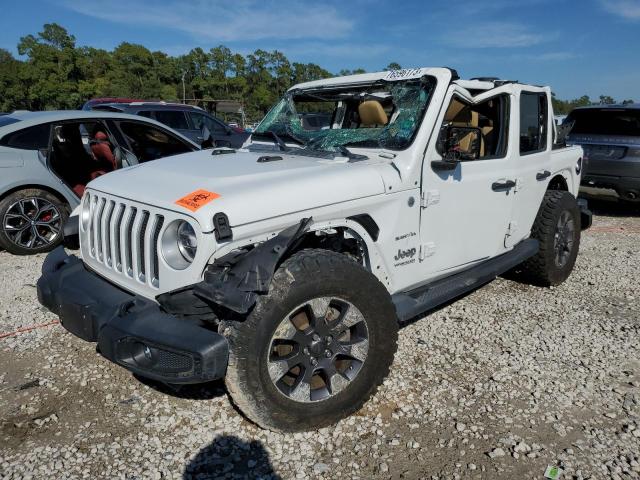 Image 1 of 2019 JEEP WRANGLER UNLIMITED SAHARA 2019 with VIN 1C4HJXEG8KW579835