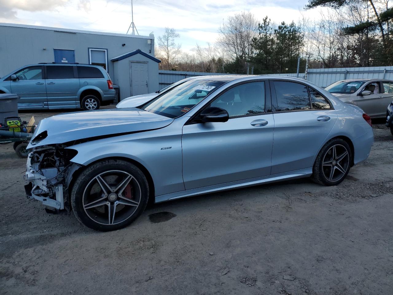 Image 1 of 2016 MERCEDES-BENZ C 450 4MATIC AMG 2016 with VIN 55SWF6EB4GU110632