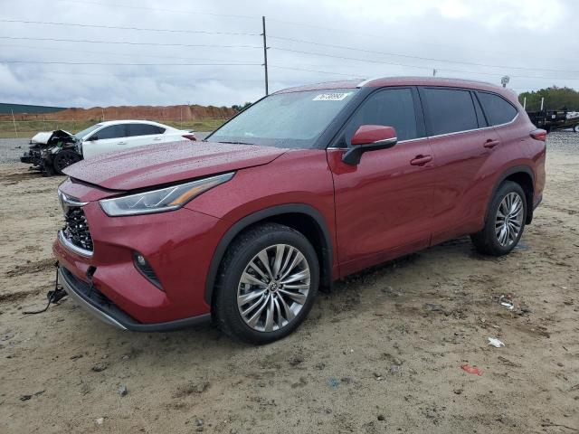 Image 1 of 2022 TOYOTA HIGHLANDER PLATINUM 2022 with VIN 5TDFZRBH5NS254721