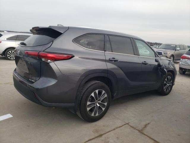 Image 3 of 2021 TOYOTA HIGHLANDER XLE 2021 with VIN 5TDGZRBH6MS122411