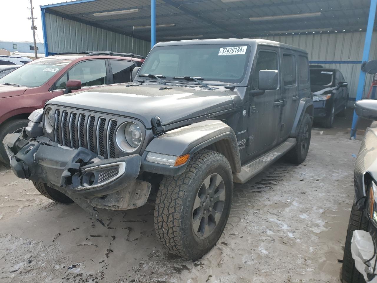 Image 1 of 2018 JEEP WRANGLER UNLIMITED SAHARA 2018 with VIN 1C4HJXENXJW265438