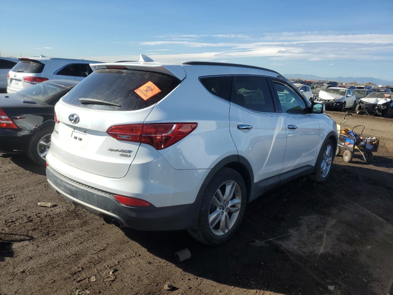 Image 3 of 2013 HYUNDAI SANTA FE SPORT  2013 with VIN 5XYZUDLA3DG013705