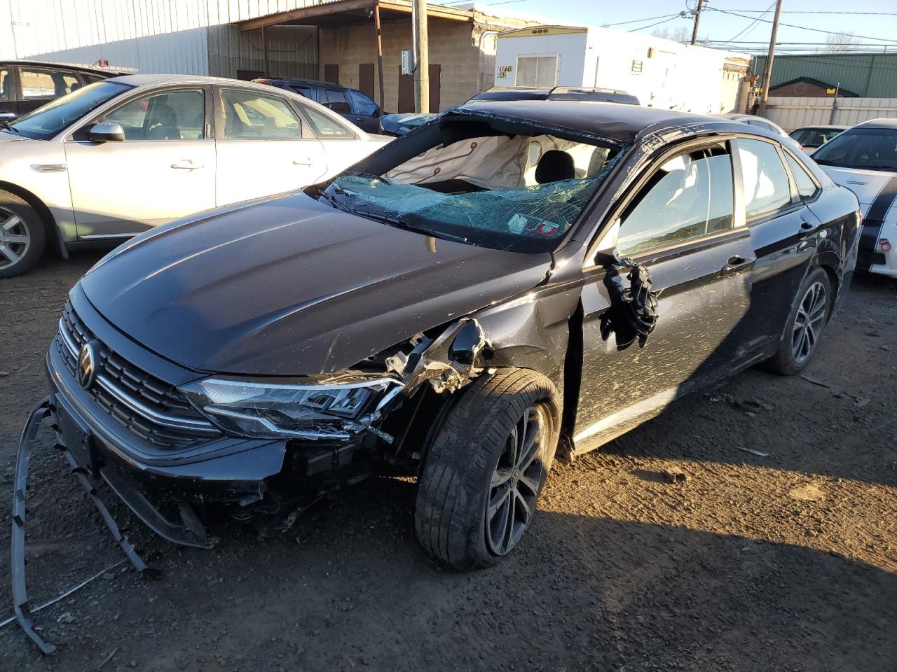 Image 1 of 2022 VOLKSWAGEN JETTA SPORT 2022 with VIN 3VWAM7BU6NM013791