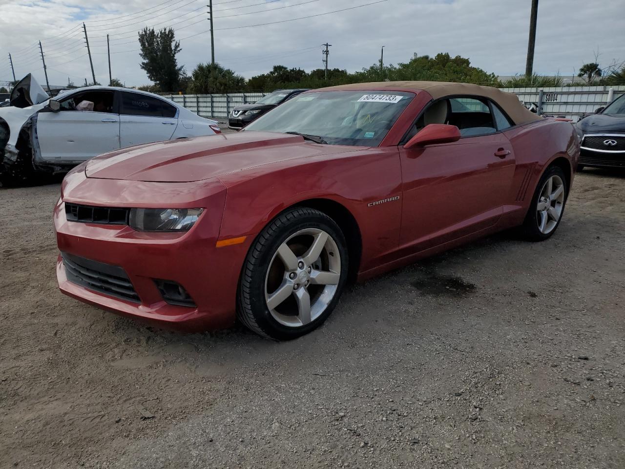 Obraz 1 z 2015 CHEVROLET CAMARO LT 2015 z VIN 2G1FD3D3XF9130301