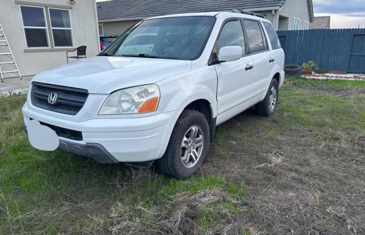 Изображение 2 2005 HONDA PILOT EXL 2005 с VIN 2HKYF18785H546001