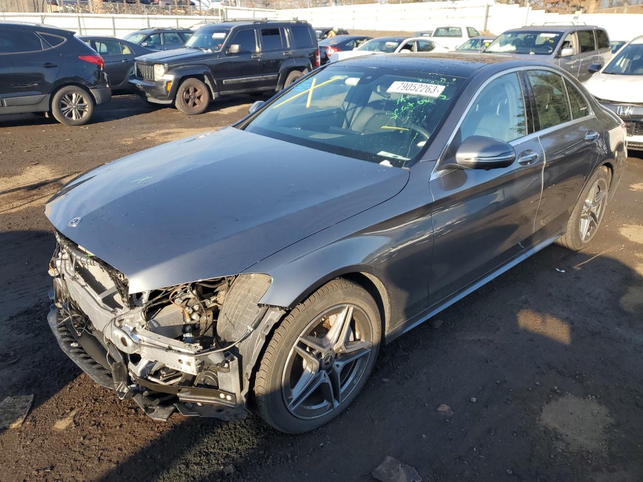 Image 1 of 2020 MERCEDES-BENZ C 300 4MATIC 2020 with VIN WDDWF8EB0LR542982