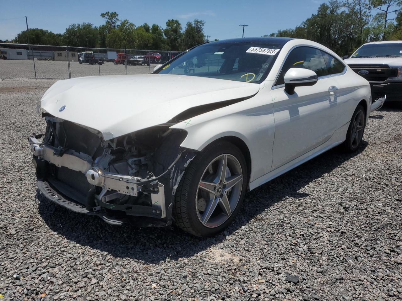 Image 1 of 2017 MERCEDES-BENZ C 300 4MATIC 2017 with VIN WDDWJ4KBXHF545943