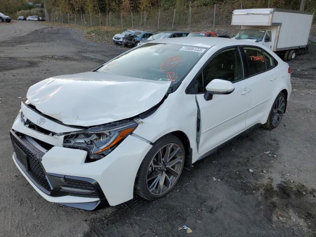 Image 1 of 2021 TOYOTA COROLLA SE 2021 with VIN JTDS4MCE7MJ077721