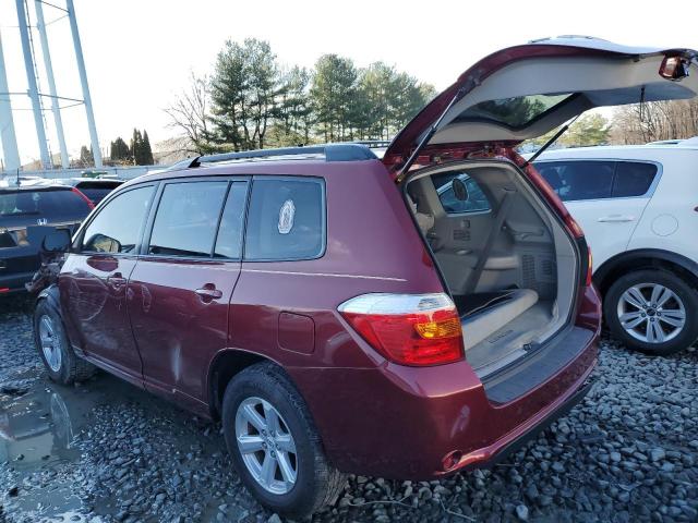 Image 2 of 2010 TOYOTA HIGHLANDER  2010 with VIN JTEBK3EH5A2160606