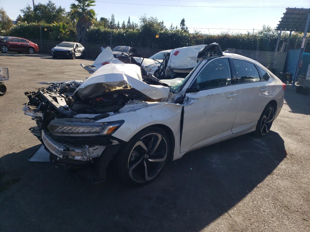 Obraz 1 z 2021 HONDA ACCORD SPORT 2021 z VIN 1HGCV1F33MA101265