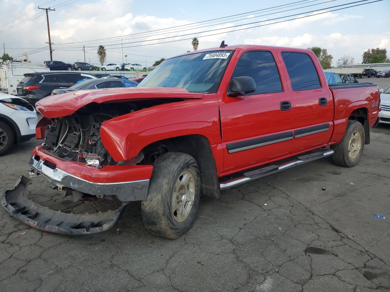 Image 1 of 2007 CHEVROLET SILVERADO K1500 CLASSIC CREW CAB 2007 with VIN 2GCEK13Z171143621