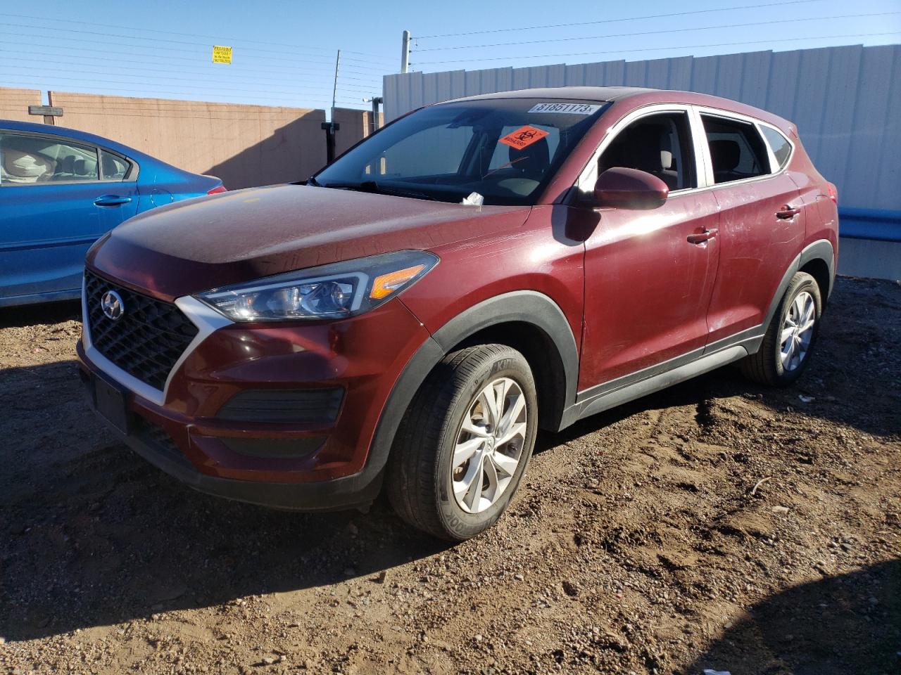 Image 1 of 2020 HYUNDAI TUCSON SE 2020 with VIN KM8J23A42LU179507