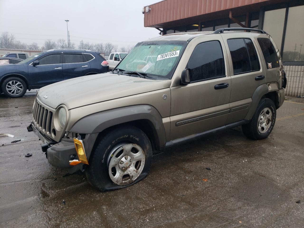 Image 1 of 2007 JEEP LIBERTY SPORT 2007 with VIN 1J4GL48K97W662499