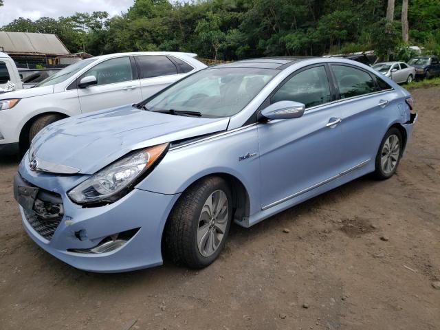 Image 1 of 2015 HYUNDAI SONATA HYBRID 2015 with VIN KMHEC4A48FA129205