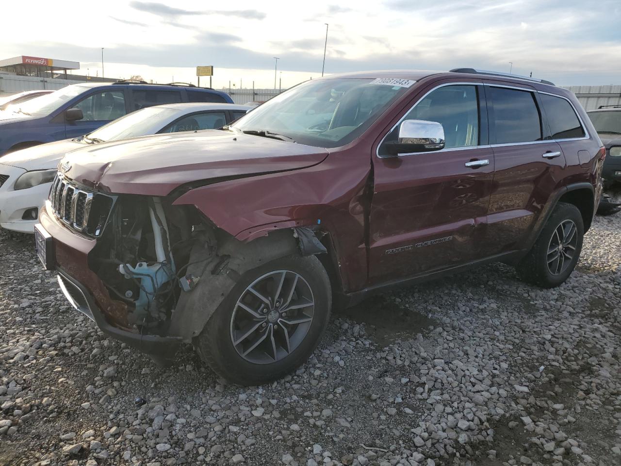 Image 1 of 2018 JEEP GRAND CHEROKEE LIMITED 2018 with VIN 1C4RJFBG9JC379274