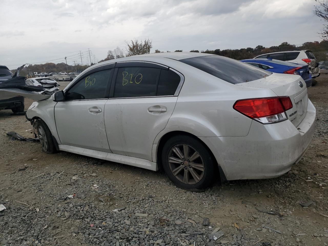 Image 2 of 2012 SUBARU LEGACY 2.5I PREMIUM 2012 with VIN 4S3BMBG69C3019068