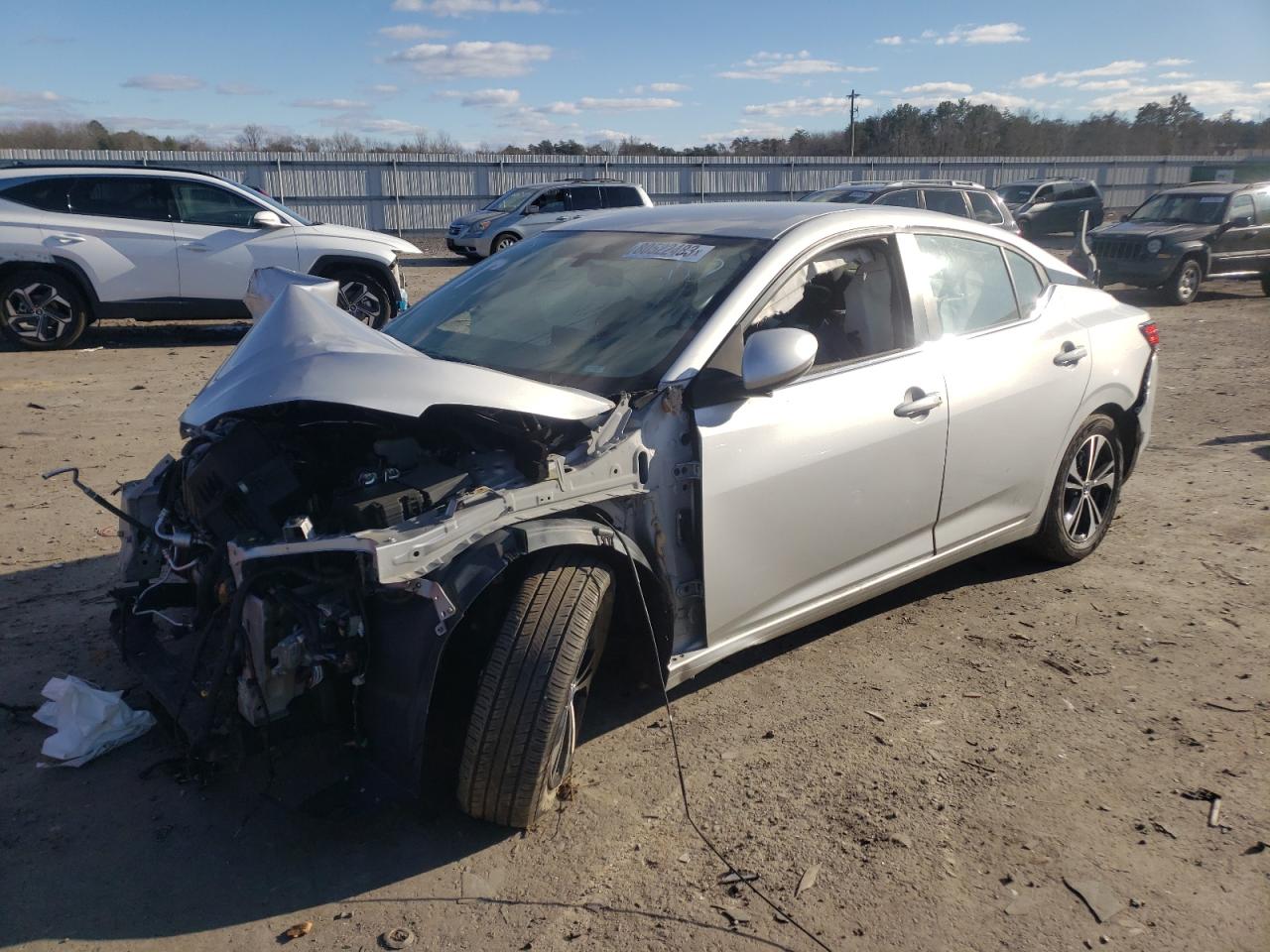 Image 1 of 2021 NISSAN SENTRA SV 2021 with VIN 3N1AB8CV5MY294420