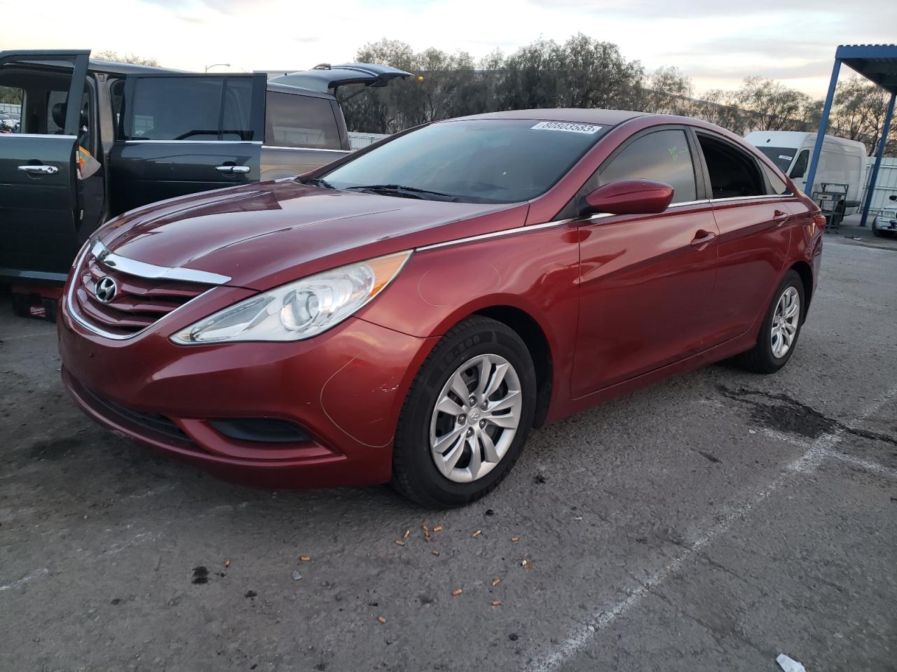 Image 1 of 2012 HYUNDAI SONATA GLS 2012 with VIN 5NPEB4AC9CH322692