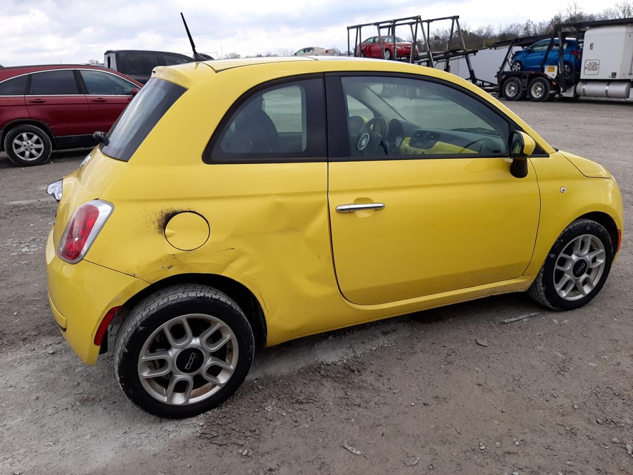 Image 3 of 2012 FIAT 500 POP 2012 with VIN 3C3CFFAR1CT287890