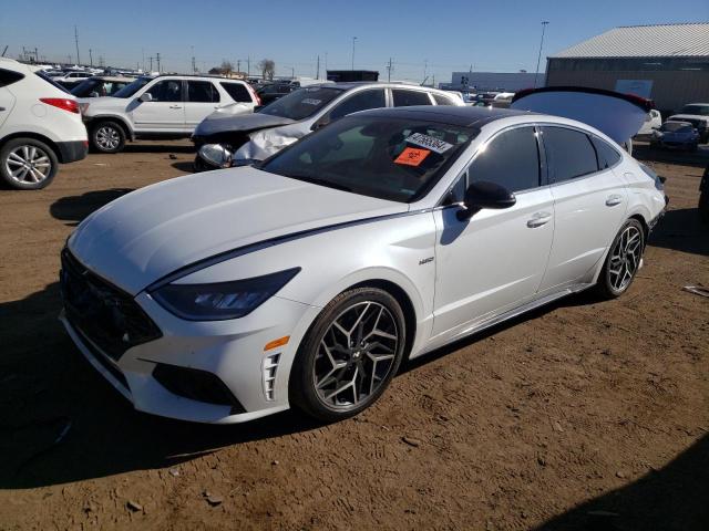 Image 1 of 2021 HYUNDAI SONATA N LINE 2021 with VIN 5NPEK4JC4MH105570