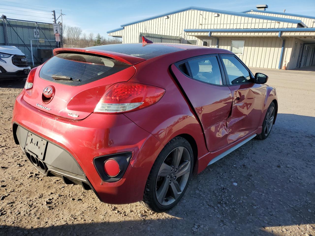 Image 3 of 2013 HYUNDAI VELOSTER TURBO 2013 with VIN KMHTC6AE1DU110230