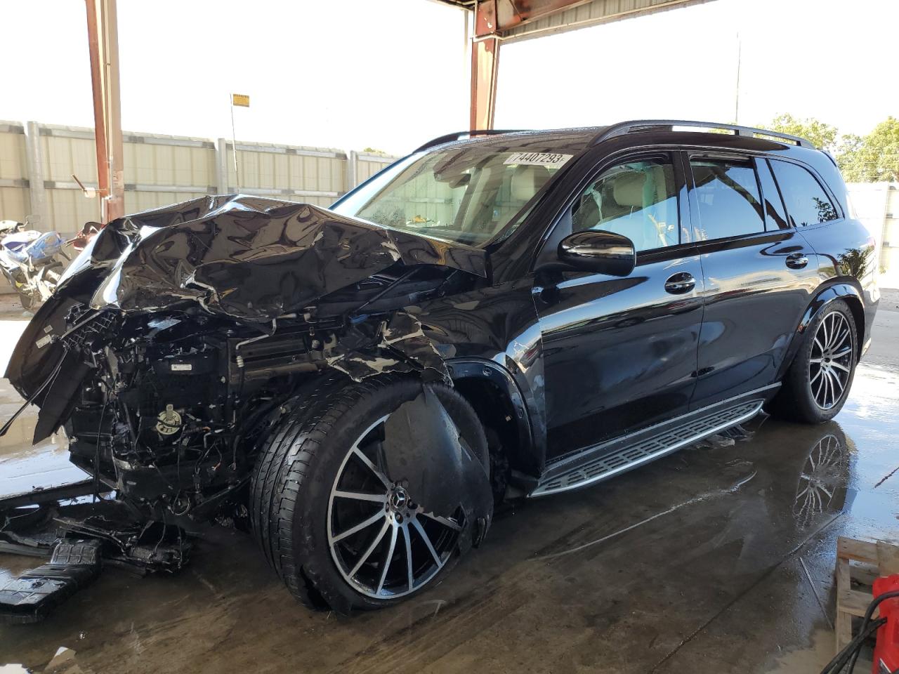 Image 1 of 2022 MERCEDES-BENZ GLS 450 4MATIC 2022 with VIN 4JGFF5KE6NA792800