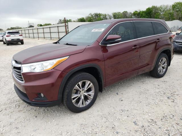 2014 TOYOTA HIGHLANDER LE 2014 image