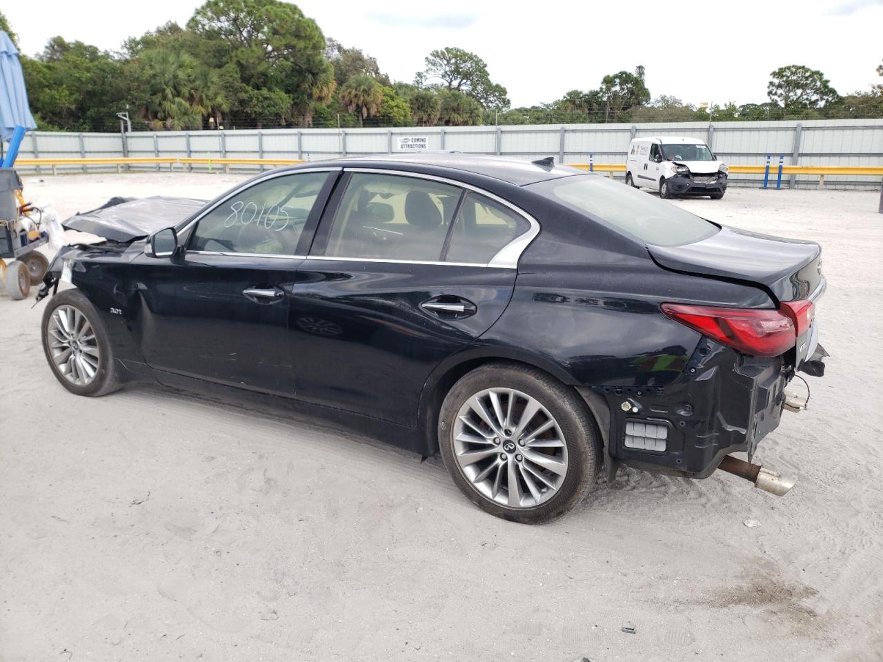 Image 2 of 2018 INFINITI Q50 LUXE 2018 with VIN JN1EV7AR1JM434096