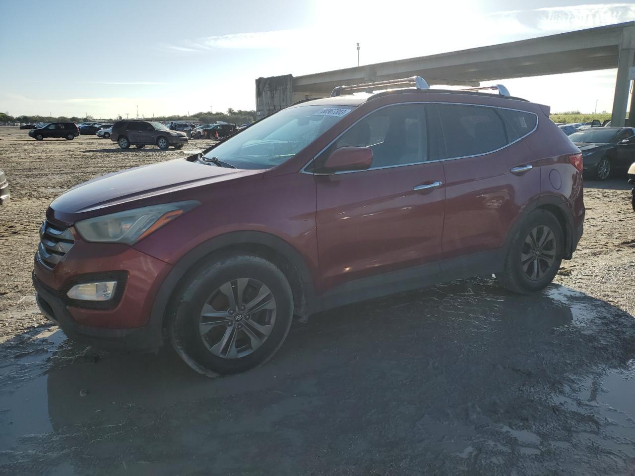 Image 1 of 2013 HYUNDAI SANTA FE SPORT  2013 with VIN 5XYZU3LB6DG044885