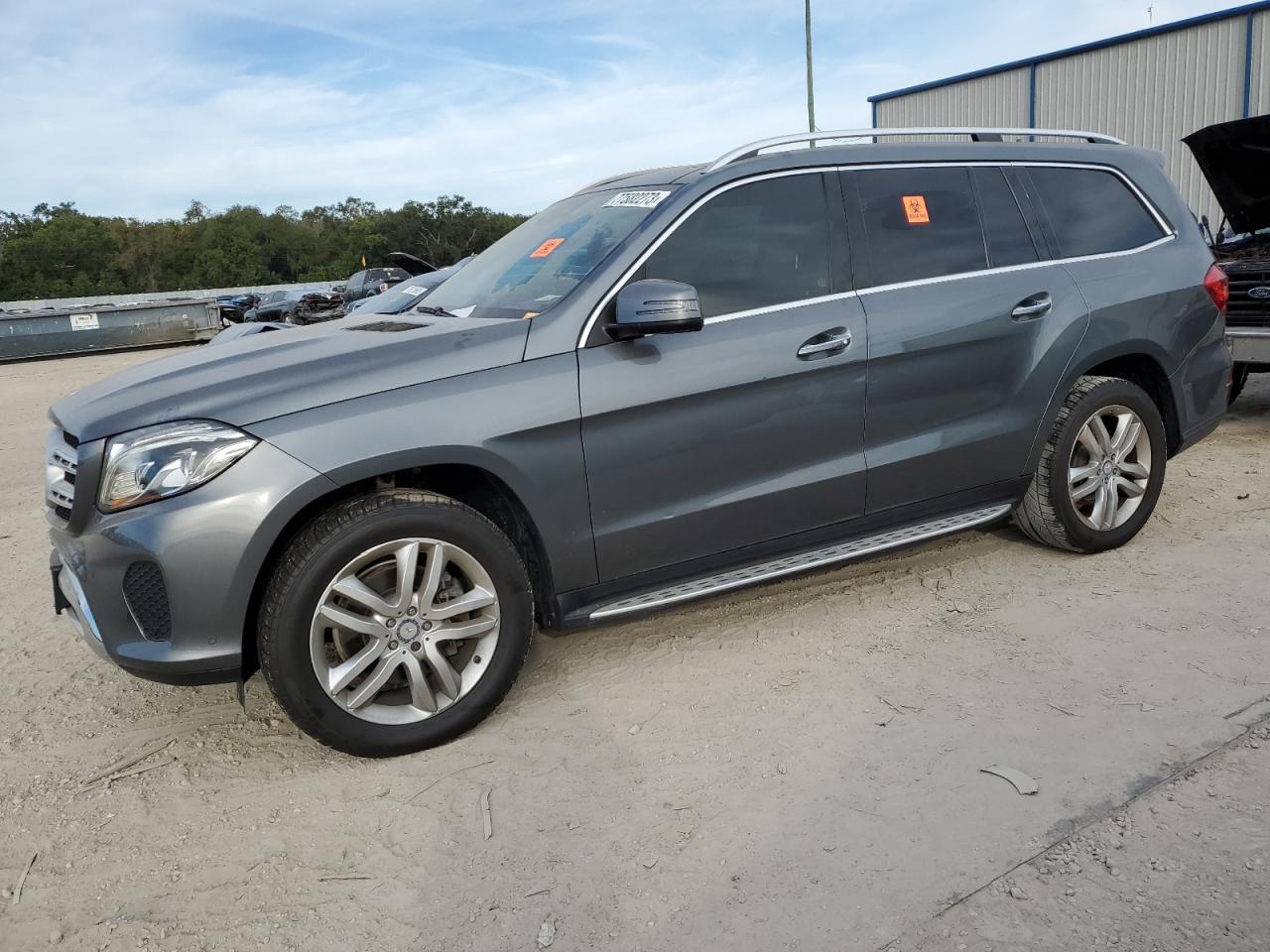 Image 1 of 2017 MERCEDES-BENZ GLS 450 4MATIC 2017 with VIN 4JGDF6EEXHA886353