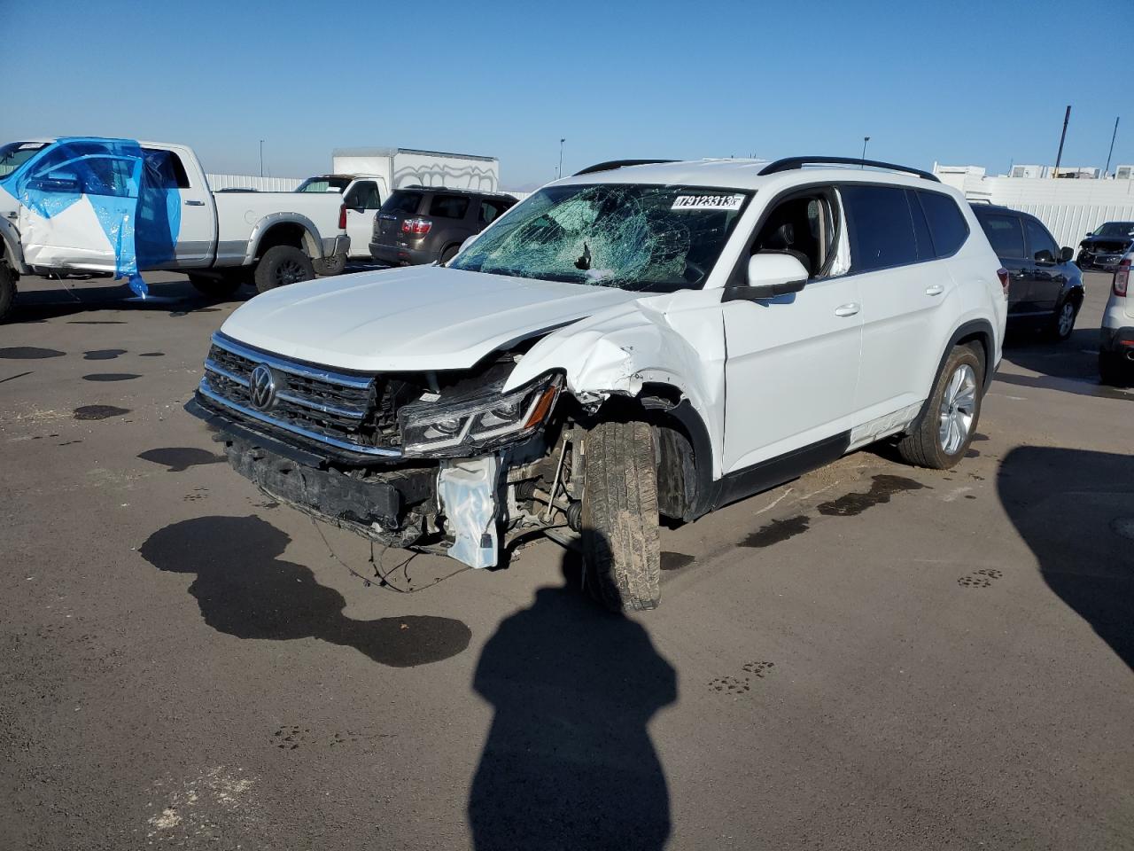 Image 1 of 2021 VOLKSWAGEN ATLAS SE 2021 with VIN 1V2HR2CA4MC546490