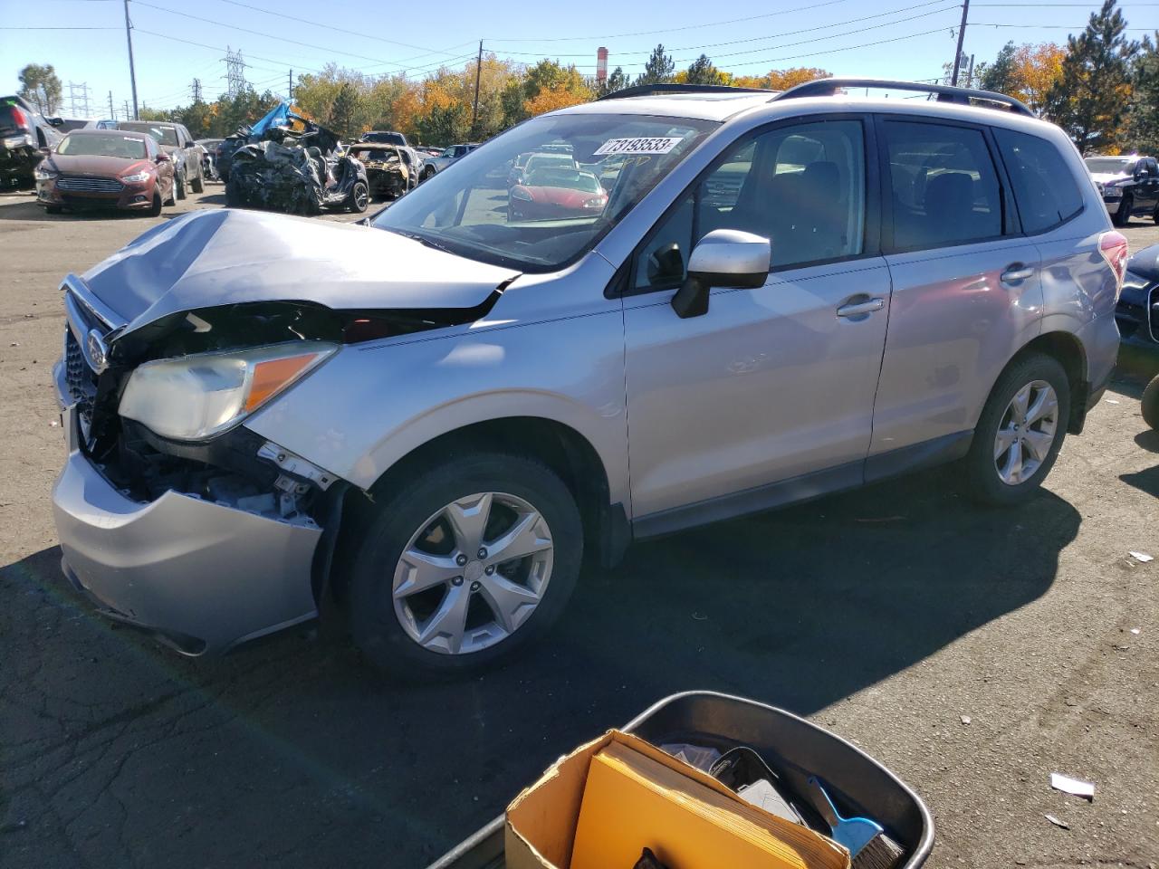 Изображение 1 2015 SUBARU FORESTER 2.5I PREMIUM 2015 с VIN JF2SJADC2FH402632