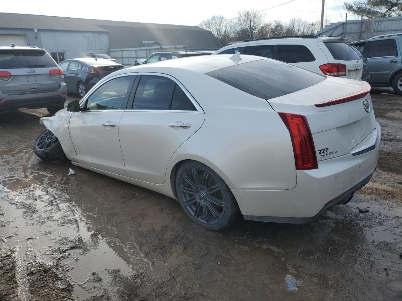 Image 2 of 2014 CADILLAC ATS LUXURY 2014 with VIN 1G6AH5RX2E0117454