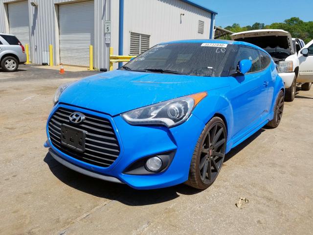 Image 2 of 2014 HYUNDAI VELOSTER TURBO 2014 with VIN KMHTC6AE0EU199161