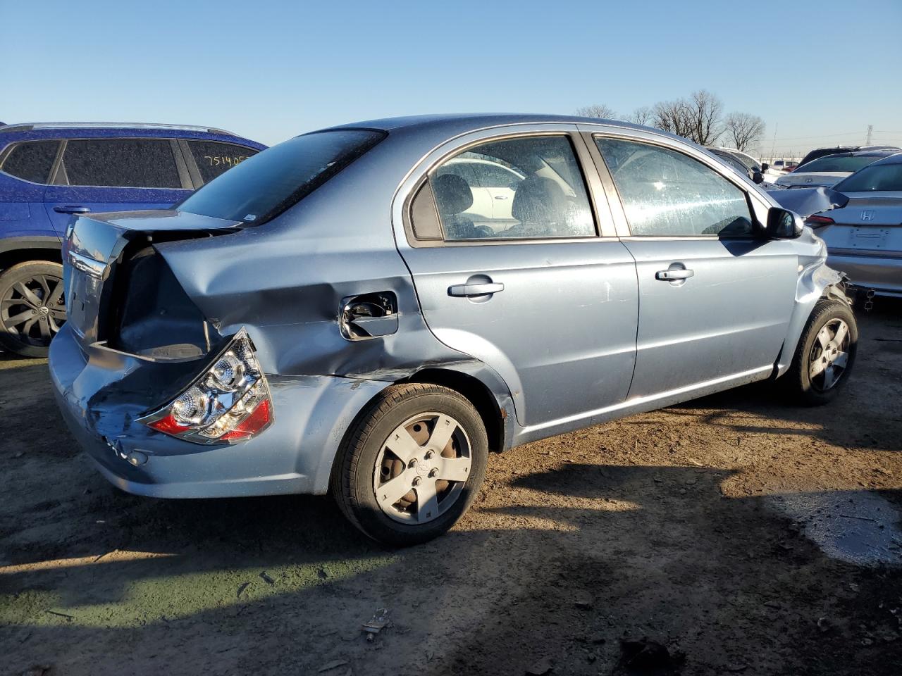 Obraz 3 z 2008 CHEVROLET AVEO BASE 2008 z VIN KL1TD566X8B056173