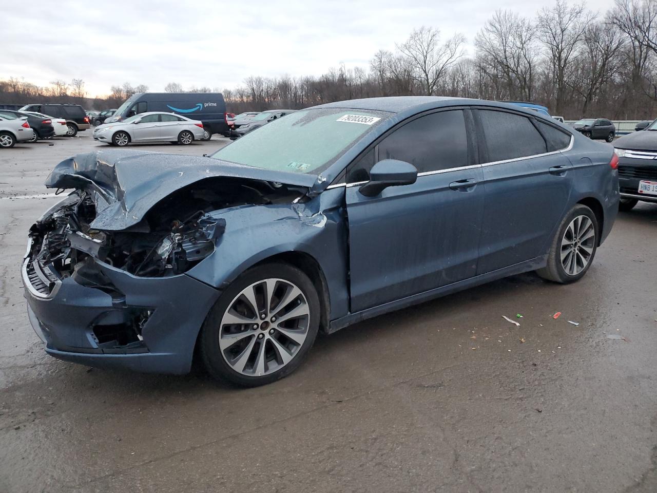Image 1 of 2019 FORD FUSION SE 2019 with VIN 3FA6P0T97KR165097
