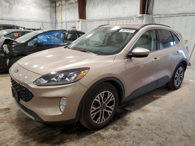 Image 1 of 2021 FORD ESCAPE SEL 2021 with VIN 1FMCU0H6XMUB34700