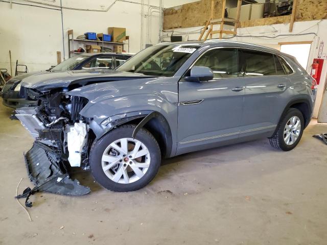 Image 1 of 2022 VOLKSWAGEN ATLAS CROSS SPORT SEL PREMIUM R-LINE 2022 with VIN 1V2FE2CA5NC209931