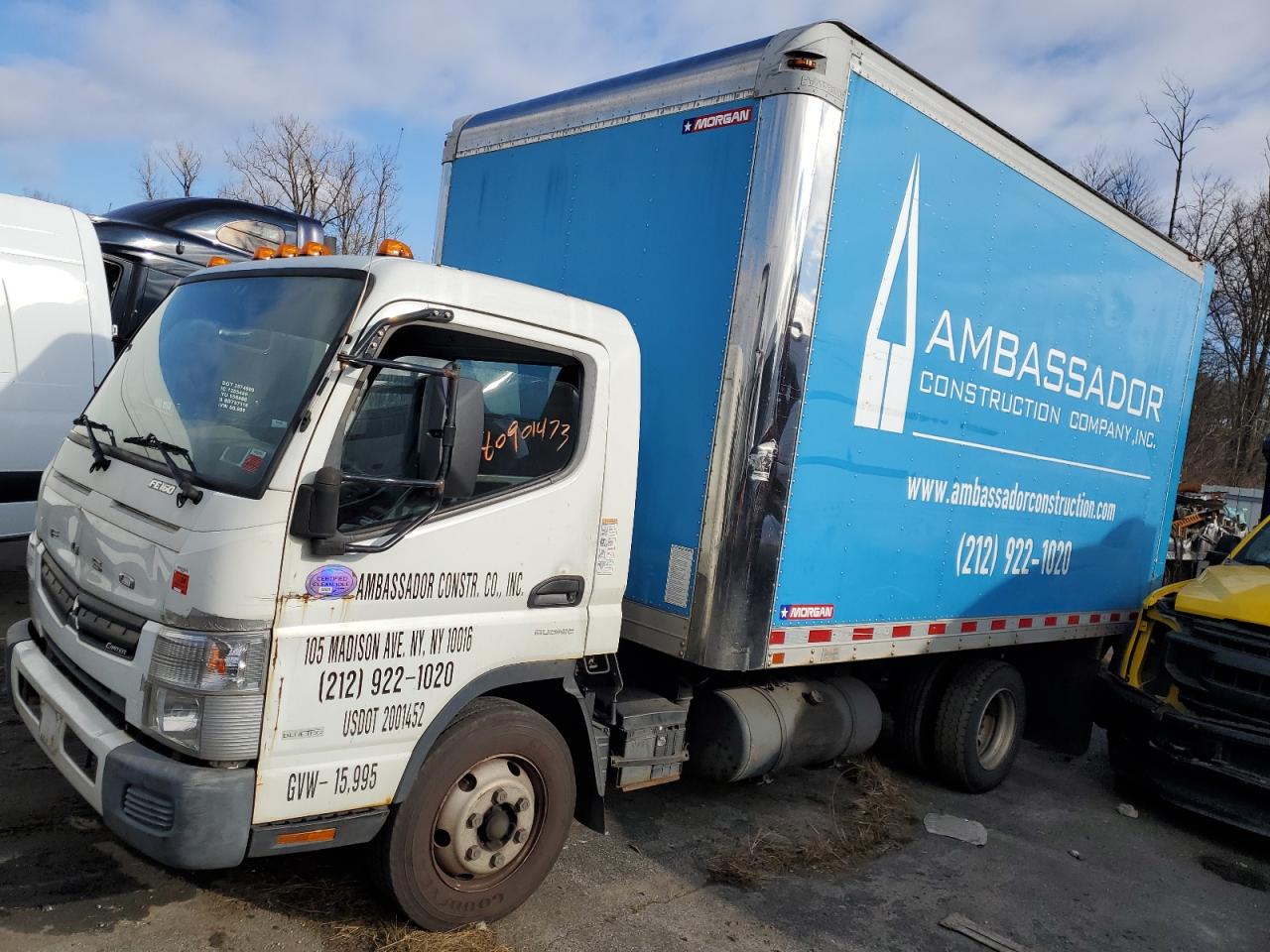 Image 2 of 2015 MITSUBISHI FUSO TRUCK OF AMERICA INC FE FEC72S 2015 with VIN JL6BNE1A0FK005315