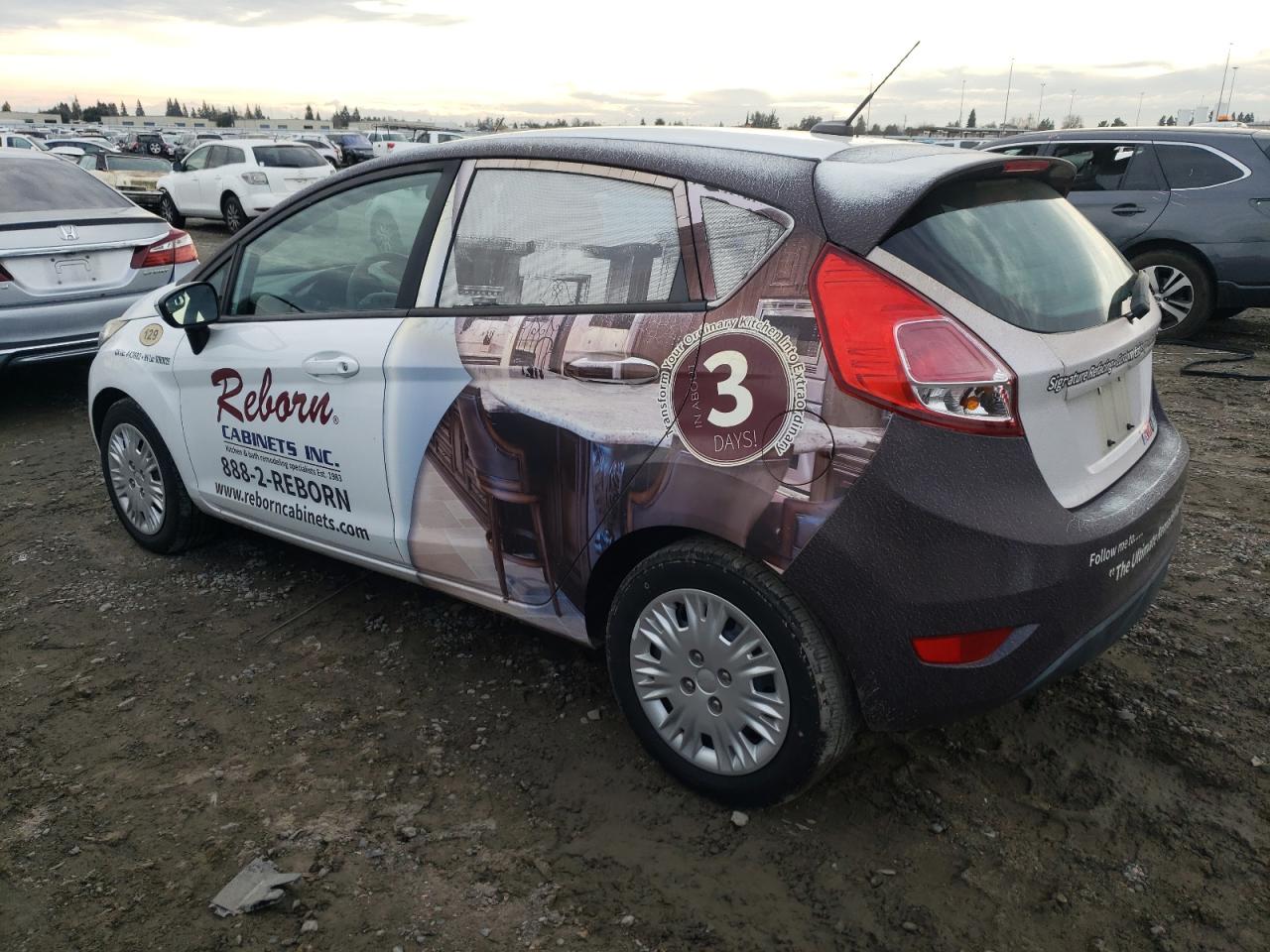 Image 2 of 2016 FORD FIESTA S 2016 with VIN 3FADP4TJ2GM167501