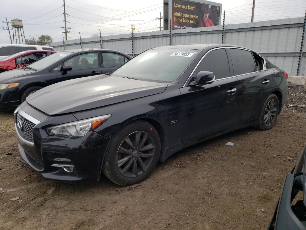 Image 1 of 2016 INFINITI Q50 PREMIUM 2016 with VIN JN1EV7AR9GM345482