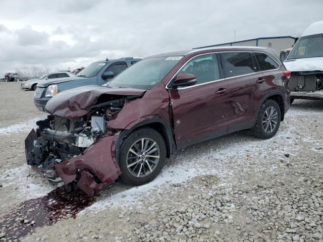 Изображение 1 2019 TOYOTA HIGHLANDER SE 2019 с VIN 5TDJZRFH5KS738520
